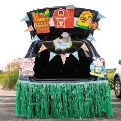 Religious Barnyard Value Trunk-Or-Treat Decorating Kit - 8 Pc.