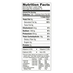 Ritz Bits Cheese Sandwich Crackers, 1 Oz, 48 Count