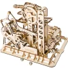Robotime 3D Wooden Puzzle - Marble Race Run Maze Balls - Tower Coaster Model - Building Kits Toys For Children