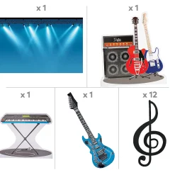 Rock Star Trunk-Or-Treat Decorating Kit - 18 Pc.