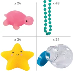 Sea Life Mochi Squishies In Aquariums Kit For 24