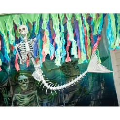 Skeleton Mermaid & Pirate Couple Halloween Decorations