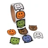 Smile Face Monster Sticker Roll - 100 Pc.