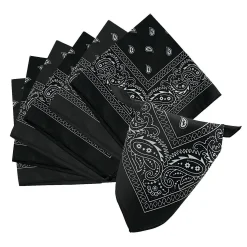 Solid Color Bandanas - 12 Pc.