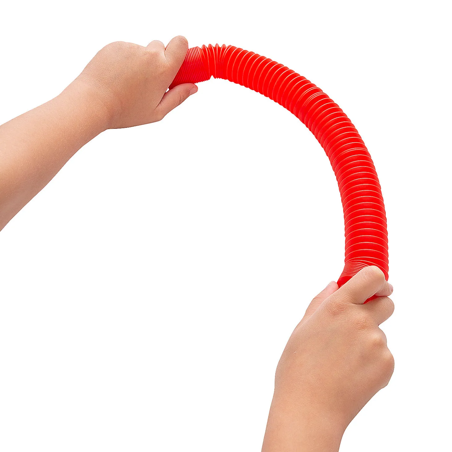 Solid Color Expanding Tube Fidget Toys - 12 Pc.