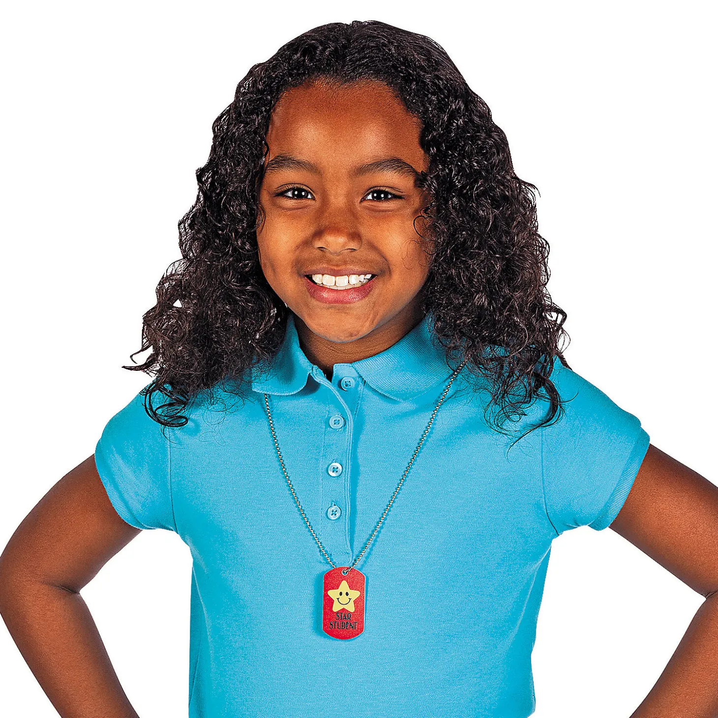 Star Student Dog Tag Necklaces - 12 Pc.