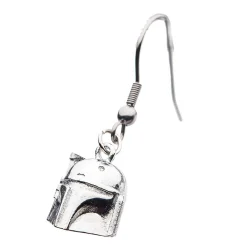 Star Wars Book Of Boba Fett Helmet Dangle Earrings
