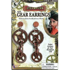 Steampunk Gear Earrings