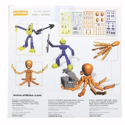 Stikfas Alpha Male Diver With Octopus 3" Mini Figure