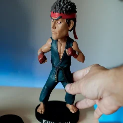 Street Fighter Evil Ryu 8-Inch Resin Bobblehead Figure Toynk Exclusive