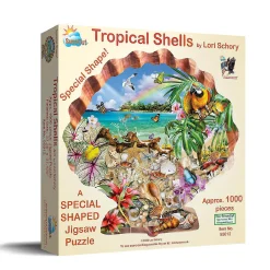 Sunsout Tropical Shells 800 Pc Special Shape Jigsaw Puzzle
