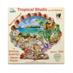 Sunsout Tropical Shells 800 Pc Special Shape Jigsaw Puzzle