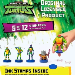 Teenage Mutant Ninja Turtles Stamps 5Pk Giant Raph Hamato Mikey Donnie Leo Figure Pmi International