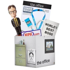 The Office Looksee Collector's Mystery Gift Box - Bobblehead, Mug, Lanyard, And More