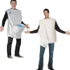 Toilet Paper & Toilet Couples Costumes