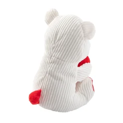 Valentine's Day Heart Corduroy Stuffed Bears - 12 Pc.