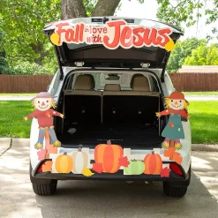 Value Religious Scarecrow Trunk-Or-Treat Decorating Kit - 17 Pc.