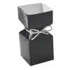 Vertical Square Hourglass Favor Boxes - 12 Pc.