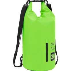 Vidaxl Dry Bag With Zipper Green 7.9 Gal Pvc