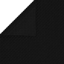 Vidaxl Pool Cover Black 102.4"X63" Pe