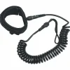 Vidaxl Sup Coiled Leash Black 10 Inch