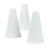 White Plastic Megaphones - 12 Pc.
