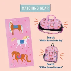 Wildkin Horses 100% Cotton Beach Towel