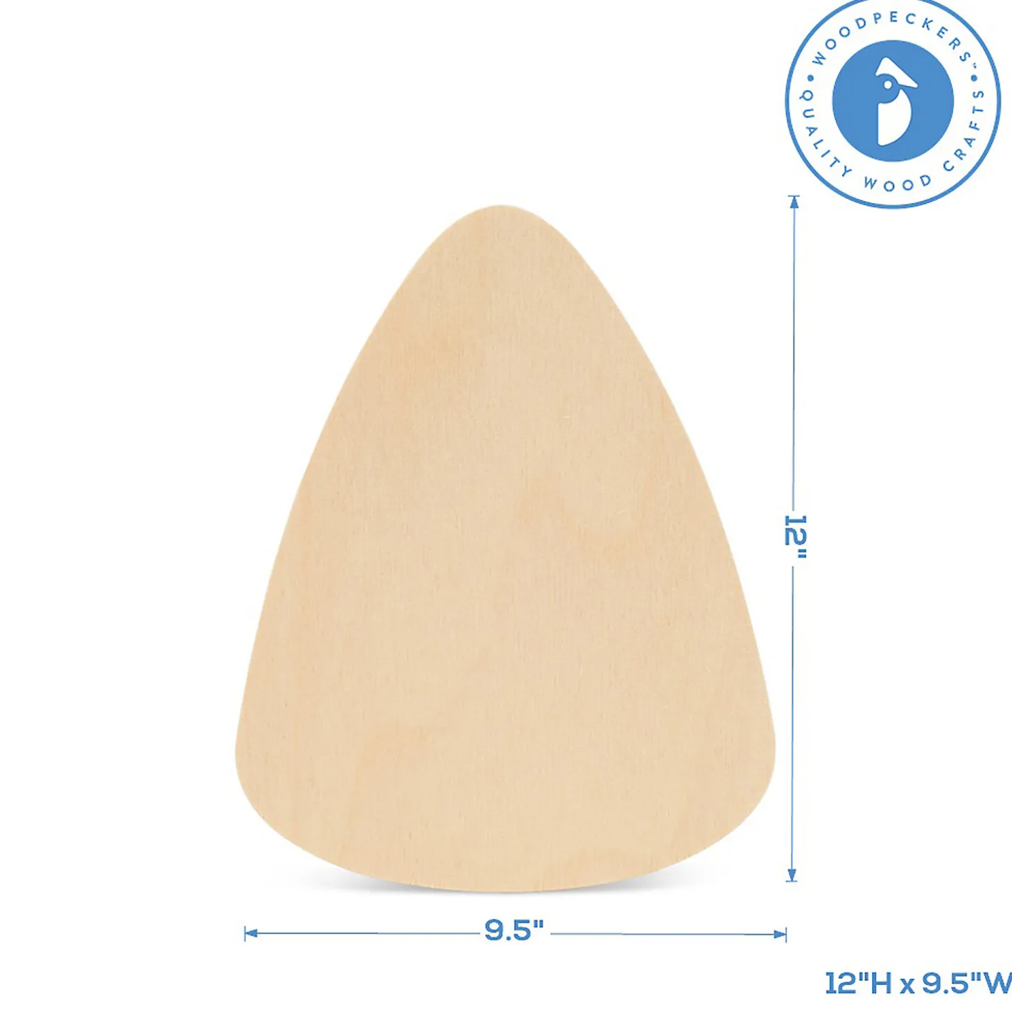 Woodpeckers Crafts, Diy Unfinished Wood 12" Candy Corn Cutouts, Pack Of 25