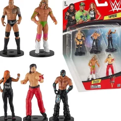 Wwe Pencil Toppers 5Pk Nakamura Mysterio Rock Becky Lynch Ultimate Warrior Warrior Pmi International