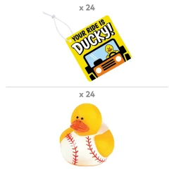 Your Ride Is Ducky Mini Baseball Kit For 24